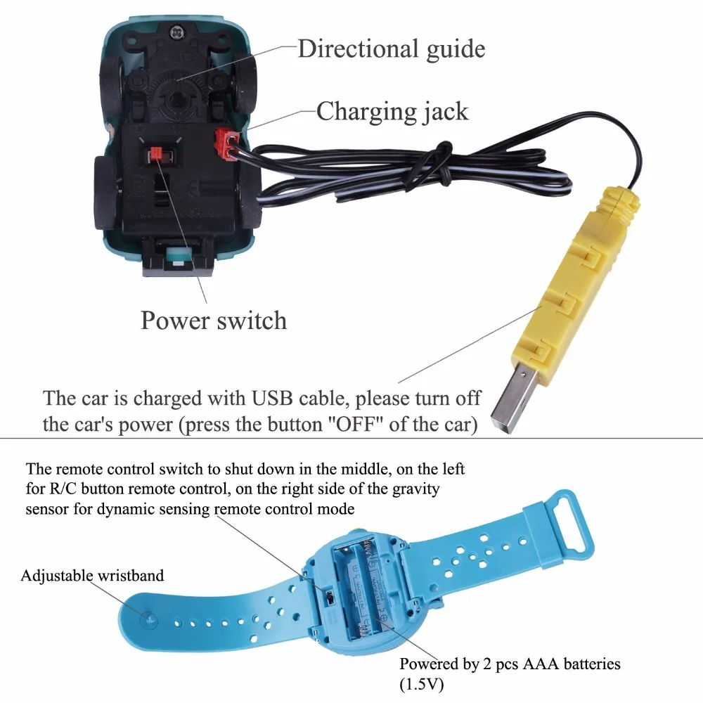 Радиоуправляемый мини-автомобиль Карманный гонщик пульт дистанционного управления милые Мультяшные детские игрушки датчик гравитации часы маленький Электрический двойной CTRL автомобиль USB перезарядка