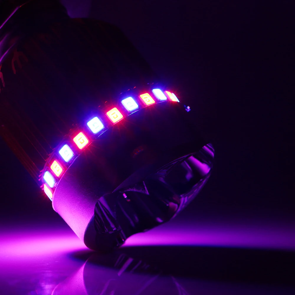 YM E Bright 4 шт. H4 3 светодиода белая противотуманная лампа + ангельские глазки RGB