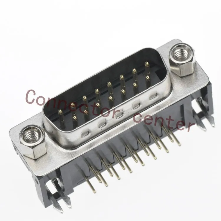 High Quality D-SUB DB DR Connector Right Angle 15PIN 2-ROW Male Gold Planted 1U DSUB Jack | Обустройство дома