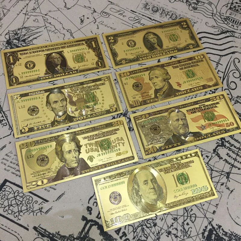 US Gold banknotes