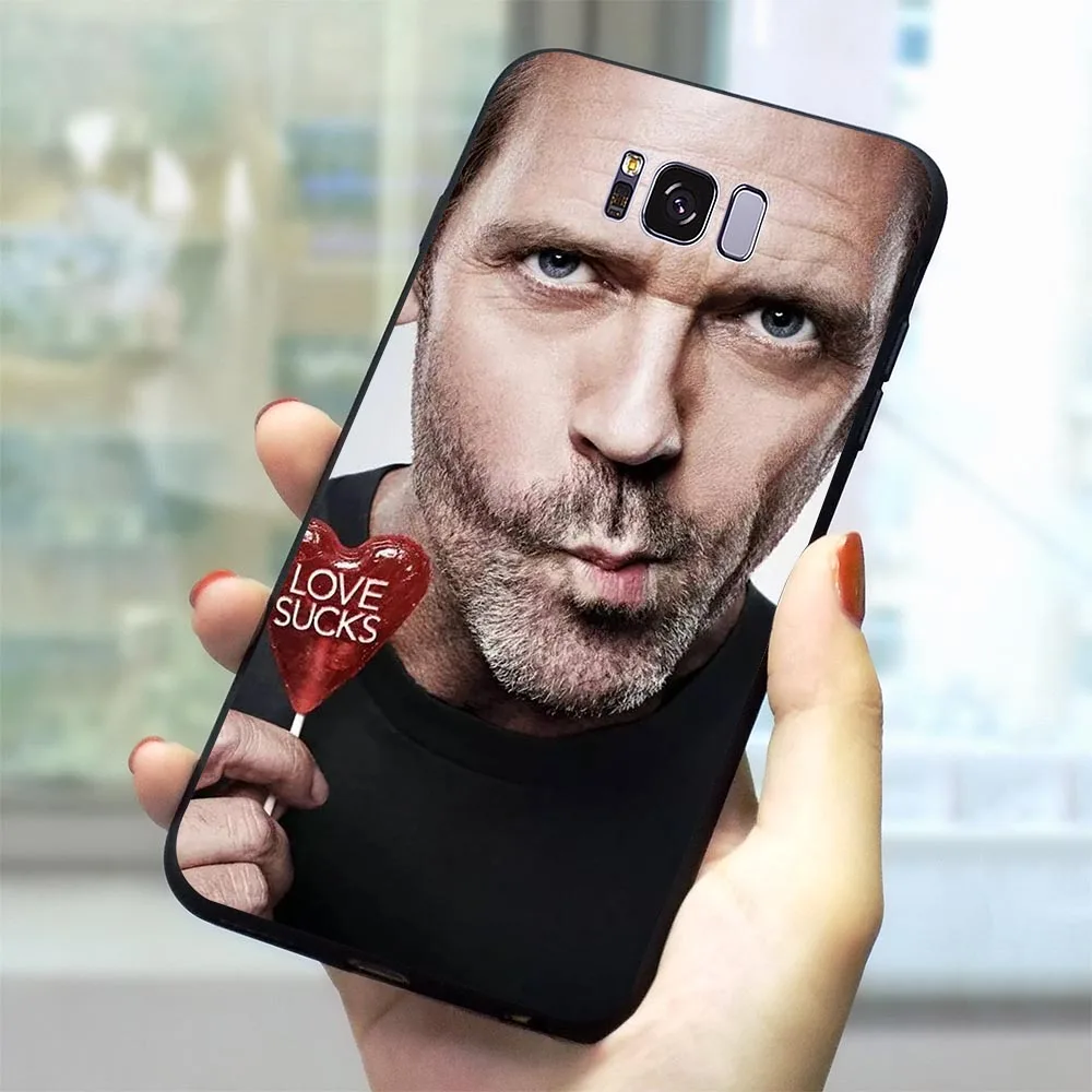 

Dr House Hugh Laurie Pills Soft TPU Cover for Samsung Galaxy S8 Plus Phone Case for S9 S10 S10e Note 8 9 M10 M20 M30 S6 Edge S7
