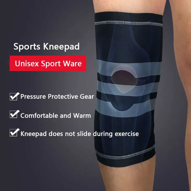 

1Pcs Knee Support Protect Gym Sport Braces Elastic Neoprene Compression Knee Pad Sleeve For Runing Hiking