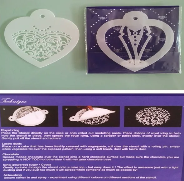 

New hot fondant stencil cookie cutters cookies tools biscuits cutters for bride and groom wedding decor