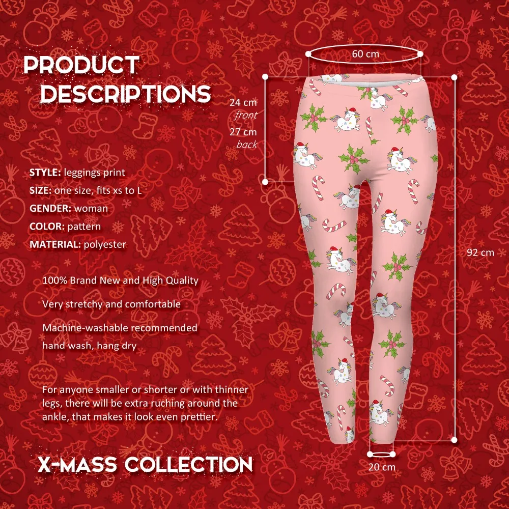 Unicorns Printing Elegant Leggings High Waist Woman Pants -Unicorn Fashion HTB1C7kphdbJ8KJjy1zjq6yqapXa5