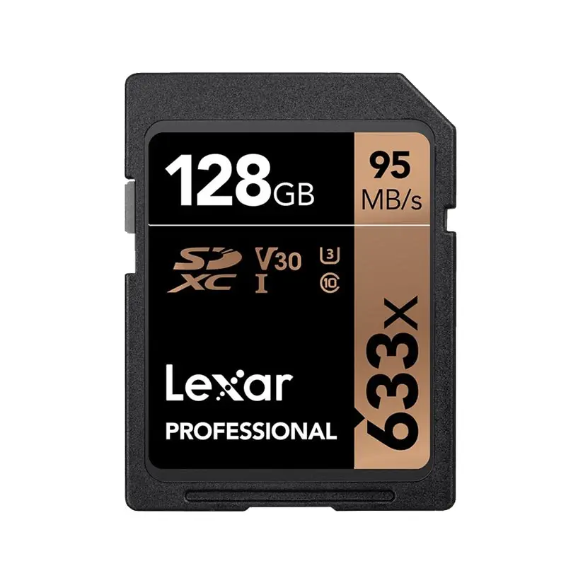 Lexar sd-карта 128 GB 633x SDXC карт sd карты s 128 GB 95 МБ/с. профессиональные карты памяти Class 10 для цифровой зеркальной/HD Камера - Емкость: 633X-128GB