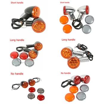 

Motorcycle Amber LED Turn Signal Indicator Light For Harley Sportster XL 883 1200 1992-2016 15