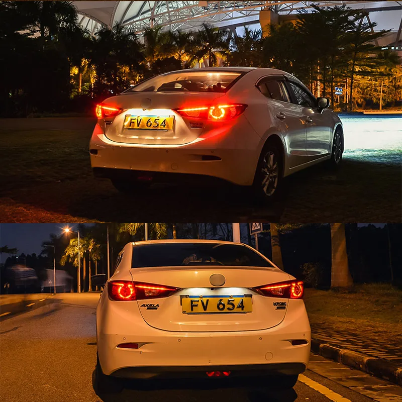 Автомобильный Стайлинг для Mazda 3 задние фонари- мазда3 Axela Sedan светодиодный задний фонарь светодиодный дневные ходовые огни тормоза Обратный Авто аксессуары