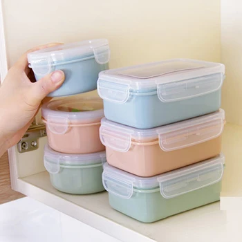 

New Portable Mini Lunch Bento Box Small Food Heated Container For Children Adults Kitchen Dining Tools