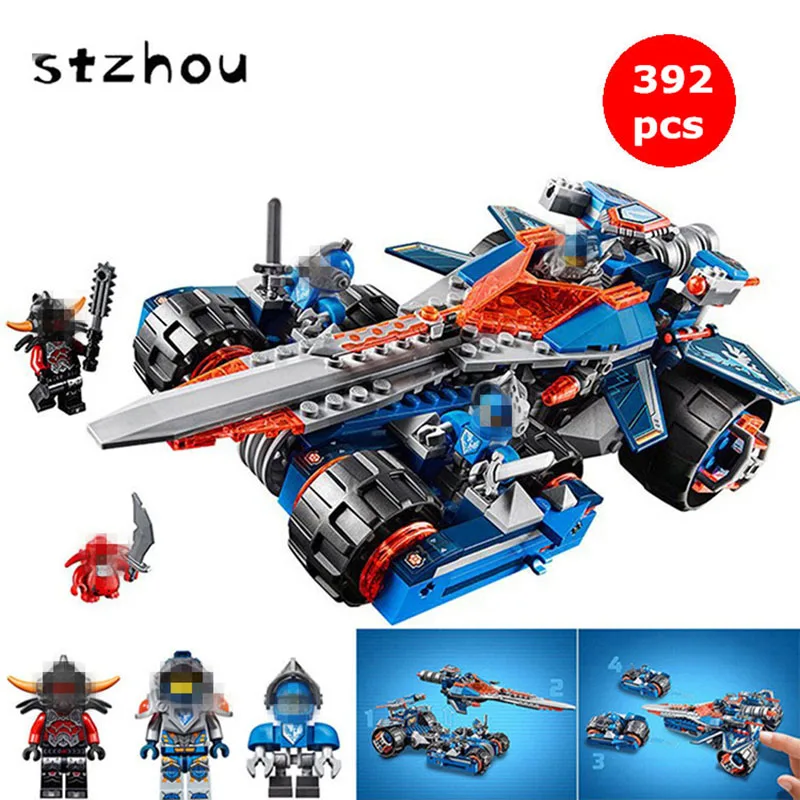 StZhou Nexo Knights Axl Clay's Rumble Blade Combination Marvel Blocks Models & Building Toy For Kids Best Gift Compatible Nexus StZhou Nexo Knights Axl Clay's Rumble Blade Combination Marvel Blocks Models & Building Toy For Kids Best Gift Compatible Nexus