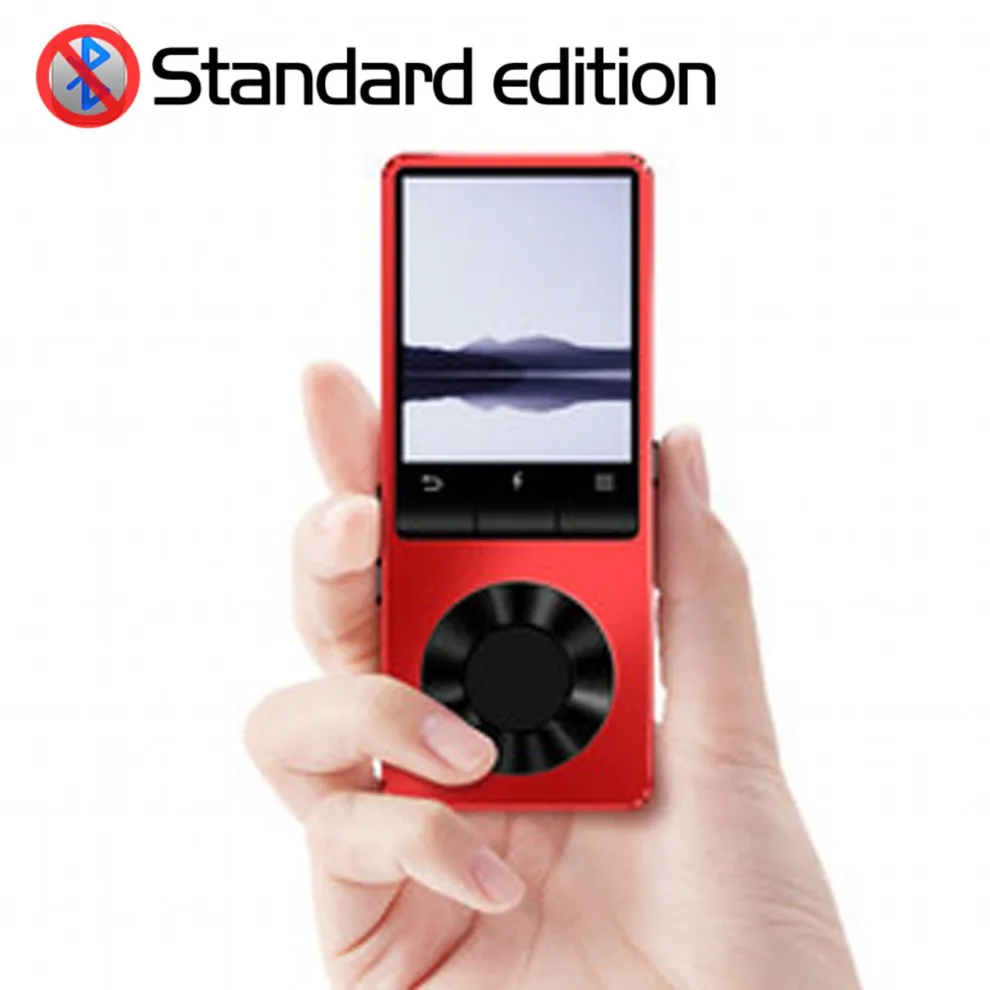 Red NO Bluetooth BENJIE X3 S8 металлический Bluetooth MP3-плеер портативный аудио 4 ГБ 8 ГБ музыкальный плеер со встроенным динамиком fm-радио, рекордер, электронная книга, часы - Цвет: Red NO Bluetooth