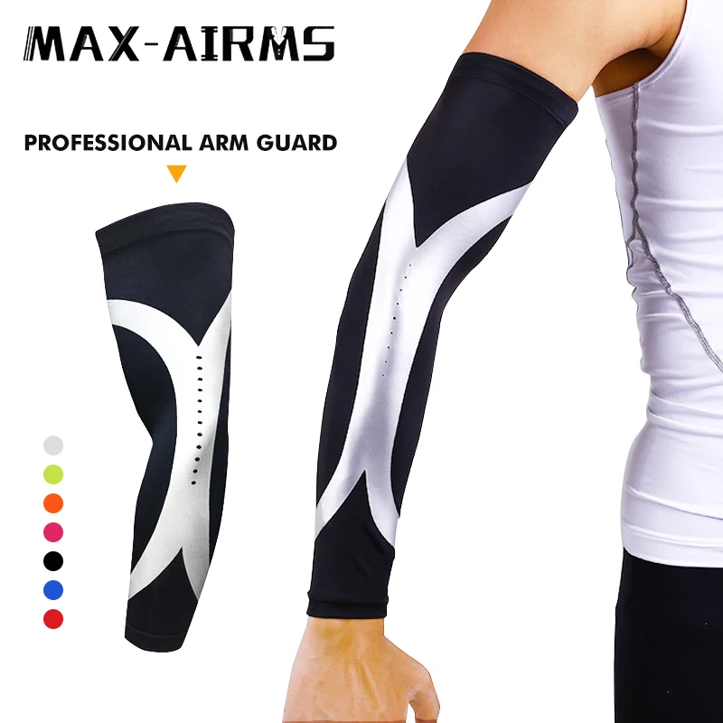 

Maxairms 1PCS Elbow Support Elastic Gym Sport Elbow Protective Pad Absorb Sweat Sport Basketball Arm Sleeve Elbow Brace