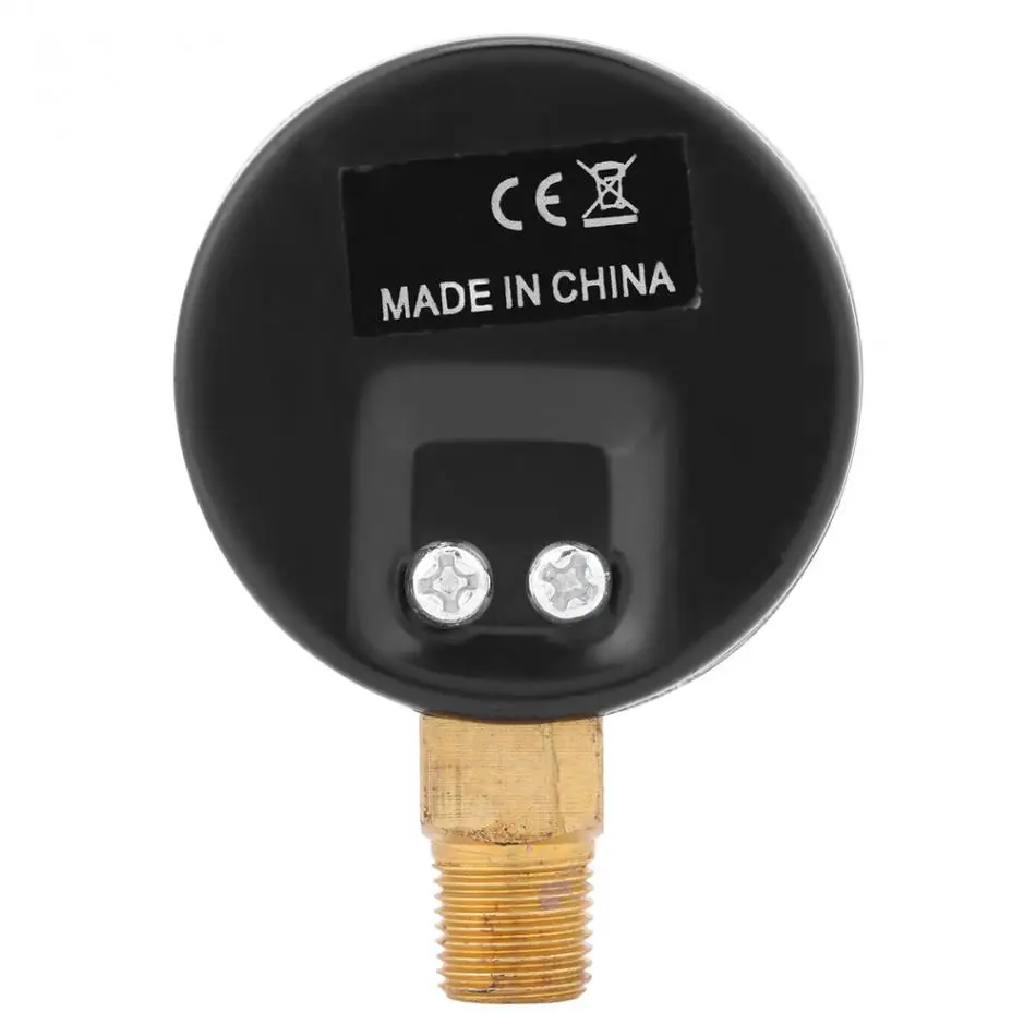 0-30psi 0-2bar мини циферблат воды масло измерительный прибор для компрессора гидравлический манометр стиль Мода Горячая
