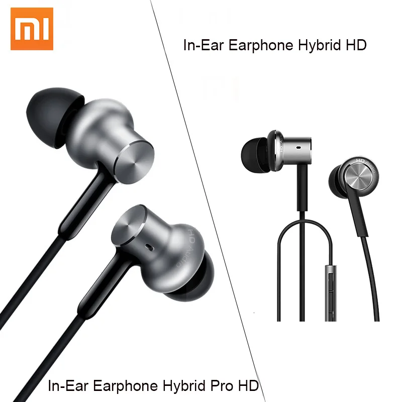Günstige Neue Original Xiao mi Hybrid Pro HD Kopfhörer Kreis Eisen Verdrahtete Xiao mi Ohrhörer Noise Cancelling Xiao mi mi In ohr kopfhörer Pro HD