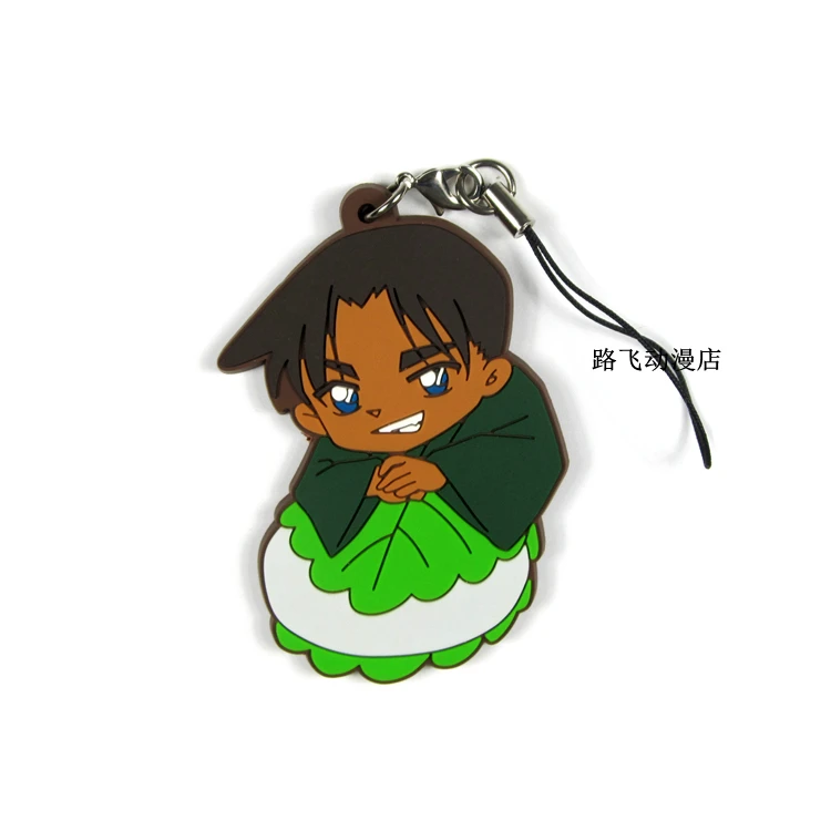 Фигурка детектива Конана резиновый брелок Edogawa Konan Kudou Shinichi Haibara Ai Amy Yeager аниме