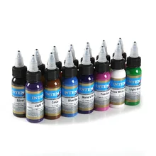 Permanent makeup pigment color tattoo ink kit 14 colors micropigment makeup bloodline tattoo pigment set 30ML gray c bloodline