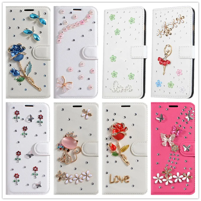 

Leather Case for Huawei honor 8 lite flip wallet cover p smart plus 2019 honor 10 9 lite 10I 8S 8A 20 7a 7c pro glitter coque