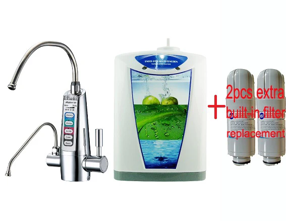 5 пластины Undersink Alkalizer/kangen ионизатор/ionelectrolyzer/щелочной воды (JapanTechTaiwan factry) Встроенный NSF фильтр + 2 дополнительных filte