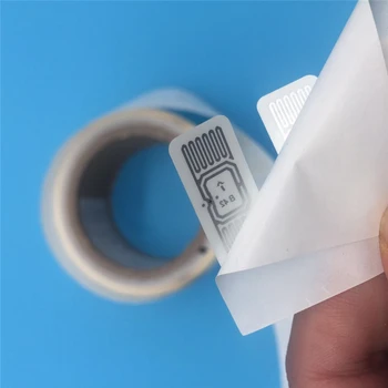 

Mini UHF RFID B42 Ultra High Frequency Electronic Label Flexible IoT Sensor Label 6C printable stickers 1000pcs/Lot