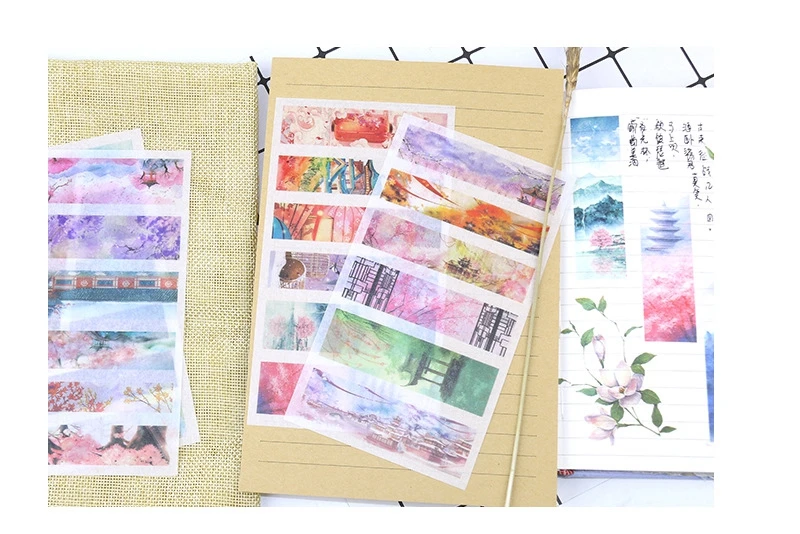 Girl Cartoon Stickers Anime Cute Kawaii Sticker Mobile Phone Book Gift DIY Ablum Diary Scrapbooking decoration label Stickers