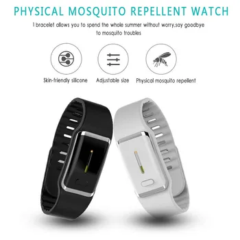 

Environmental Ultrasonic Pest Repeller Protection Wristband Mosquito Repellent Bracelet Anti-mosquito Band Safe for Children