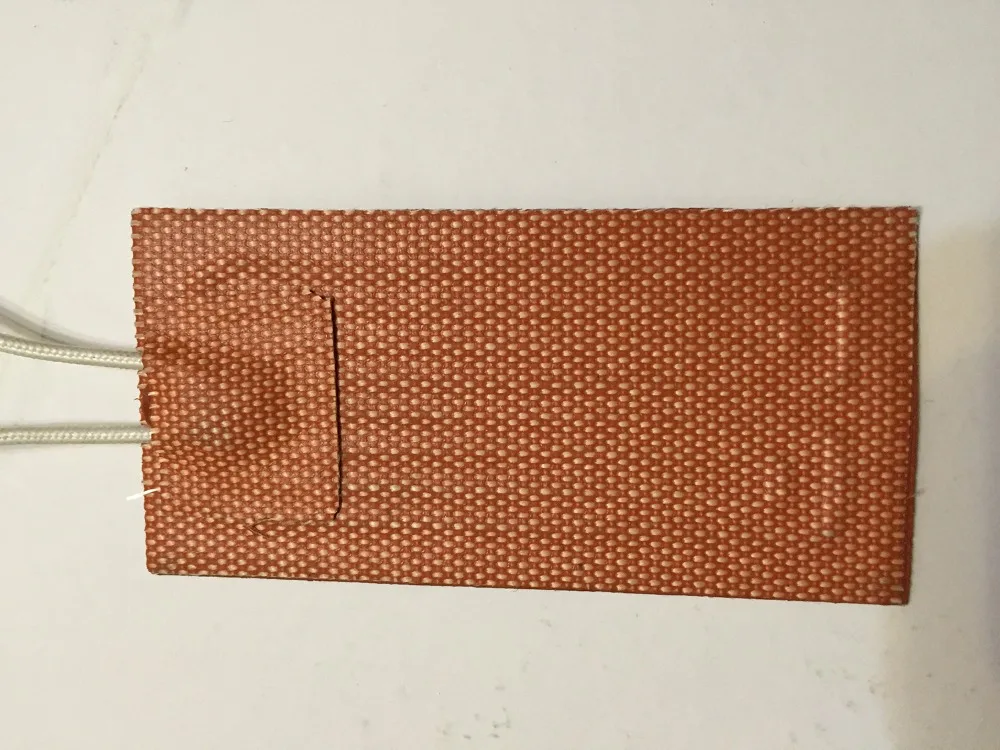 

2" X 4", 100W 120V, Universal Powerful Flexible Silicone Heater /Pad/Element, Electric heating