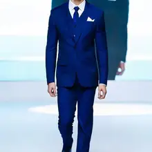 Жених смокинг лучший мужчина костюм свадьба дружки мужчины смокинг свадьба размер одежда италия королевский синий