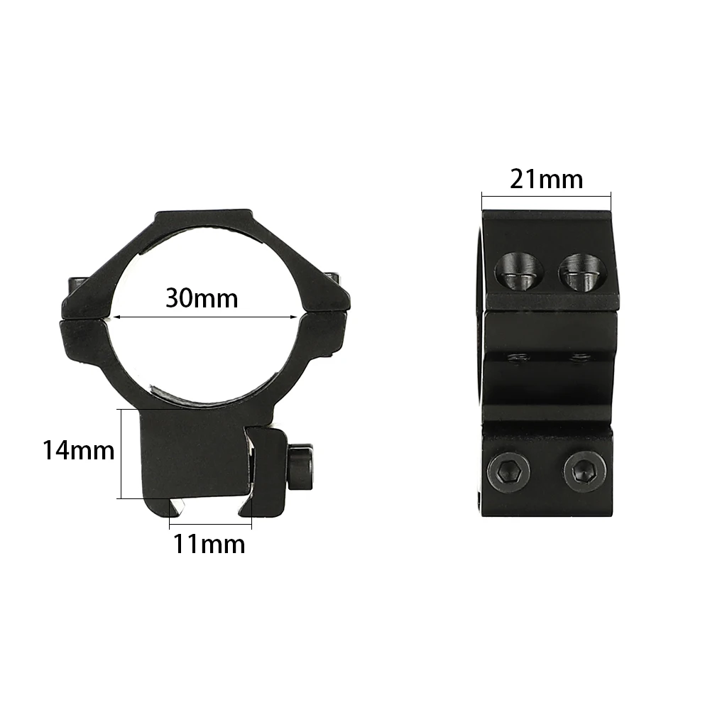 Принадлежности для охотничьего пистолета 30 мм/2 шт. пневмокольца среднего профиля w/фиксатор 11 мм ласточкин хвост прицел крепление кольца