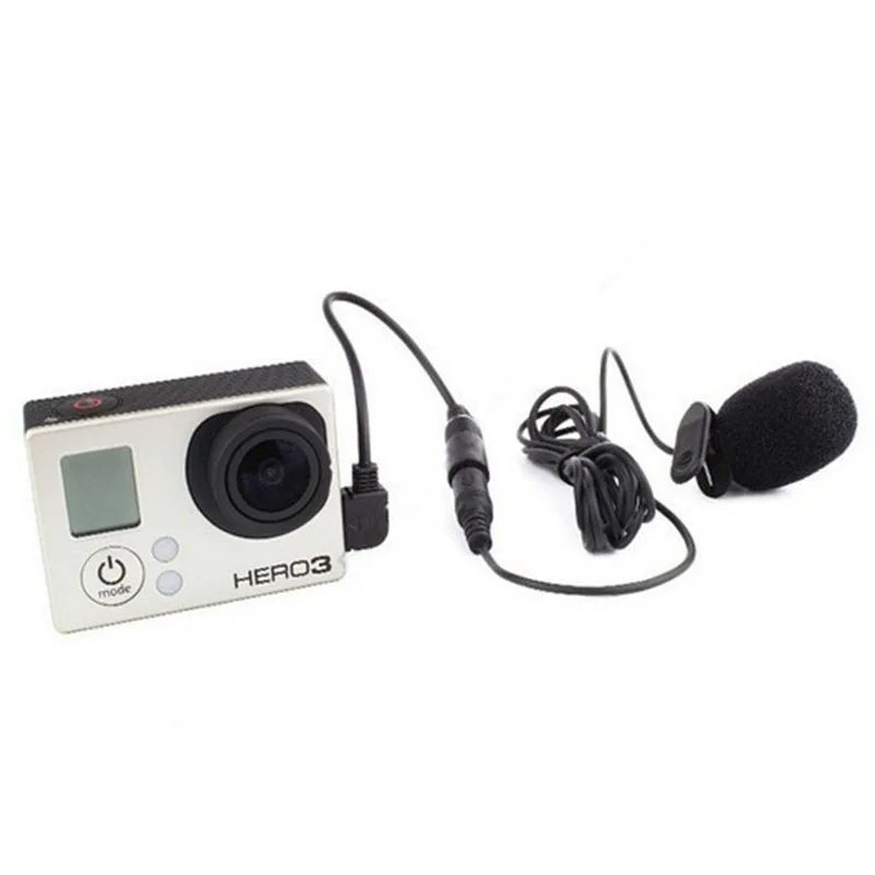 Gopro Hero Camera Microphone Mini USB Professional Clip on Microphone