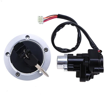 

Motorcycle Ignition Switch+Fuel Gas Cap+Seat Lock+Key for Suzuki SV650 2003-2004 SV650S 2005-2008 Scooter Accessories Fuel Gas
