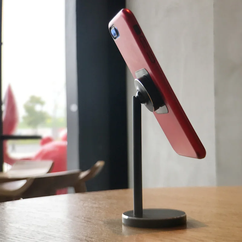 Магнитный Настольный держатель для мобильного телефона подставка iPhone XS Max XR 6 6s 7 8