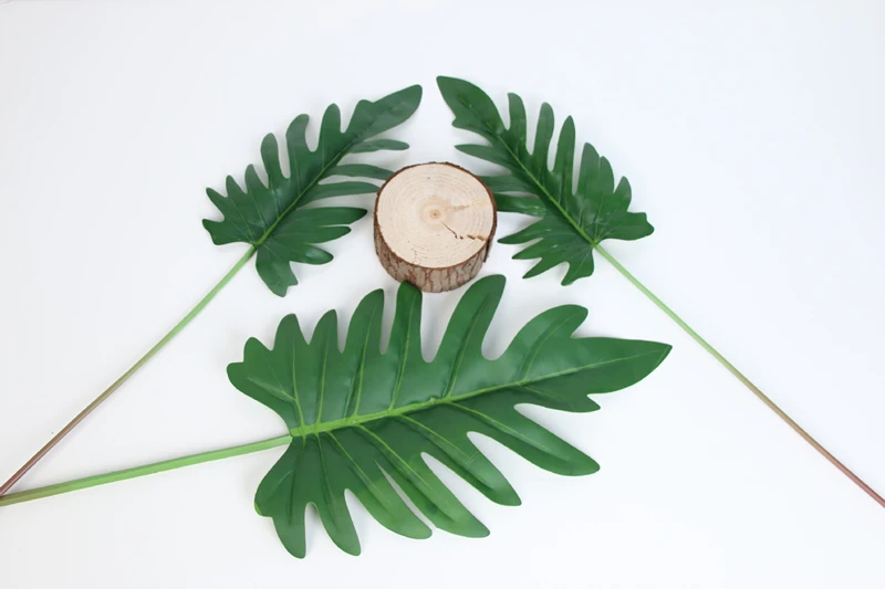 JAROWN Artificial Real Touch Spring Rain Leaf Simulation Plant Wall Plastic Flower DIY Nordic Style Home Decor Wedding Decor (10)