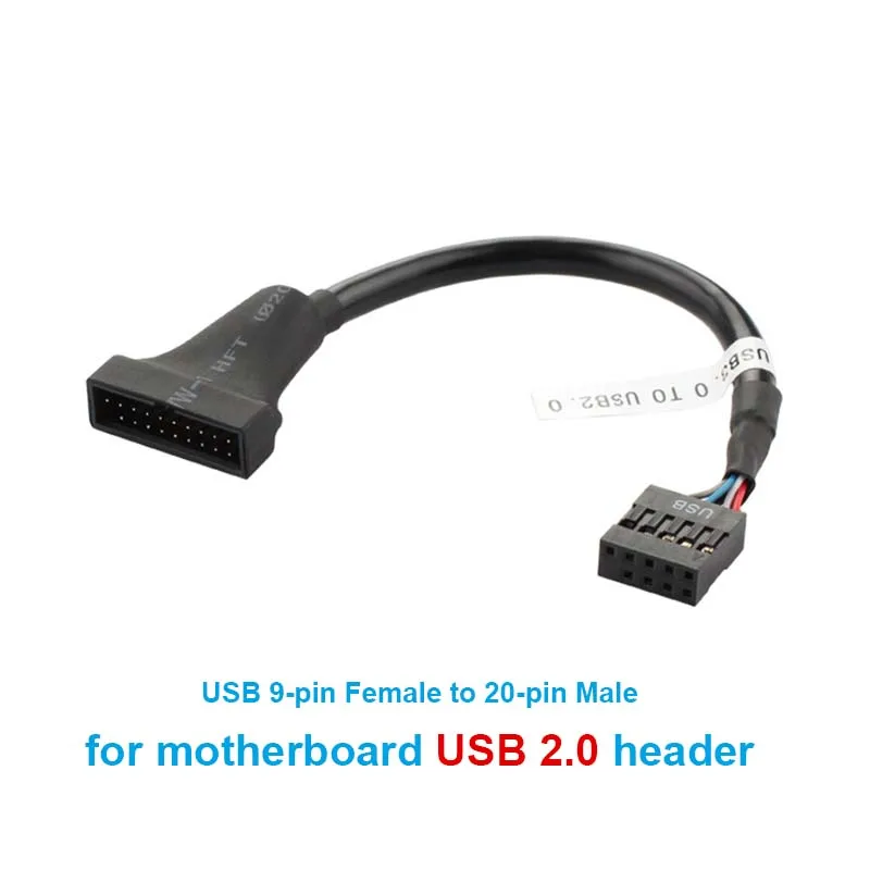 9Pin to 20Pin Male