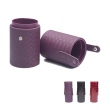 3 Color Empty Portable Makeup Brush Cup Makeup Brush Round Pen Holder Cosmetic Tool Cup Holder Case