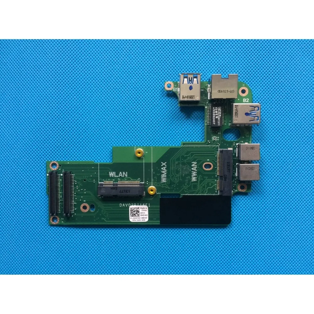 Новый аудио Джек порты/USB/WLAN IO монтажная плата-HGYV2/0HGYV2/CN-0HGYV2/DAV02PI16E1 для Inspiron 14R N4110 |