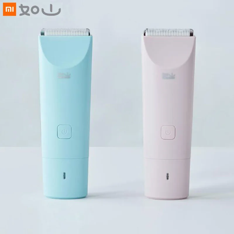 

Xiaomirushan Baby Electric Hair Trimmer USB Waterproof Haircut Trimmer Rechargeable Ultra-Quiet Automatic Hair Clipper for Child
