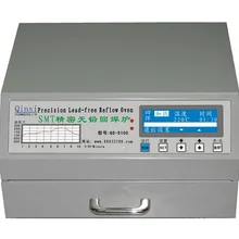 220 В QS-5100 рабочая зона 180*120 мм 600 Вт автоматическая Бессвинцовая печь Reflow BGA паяльная станция для SMD переработы