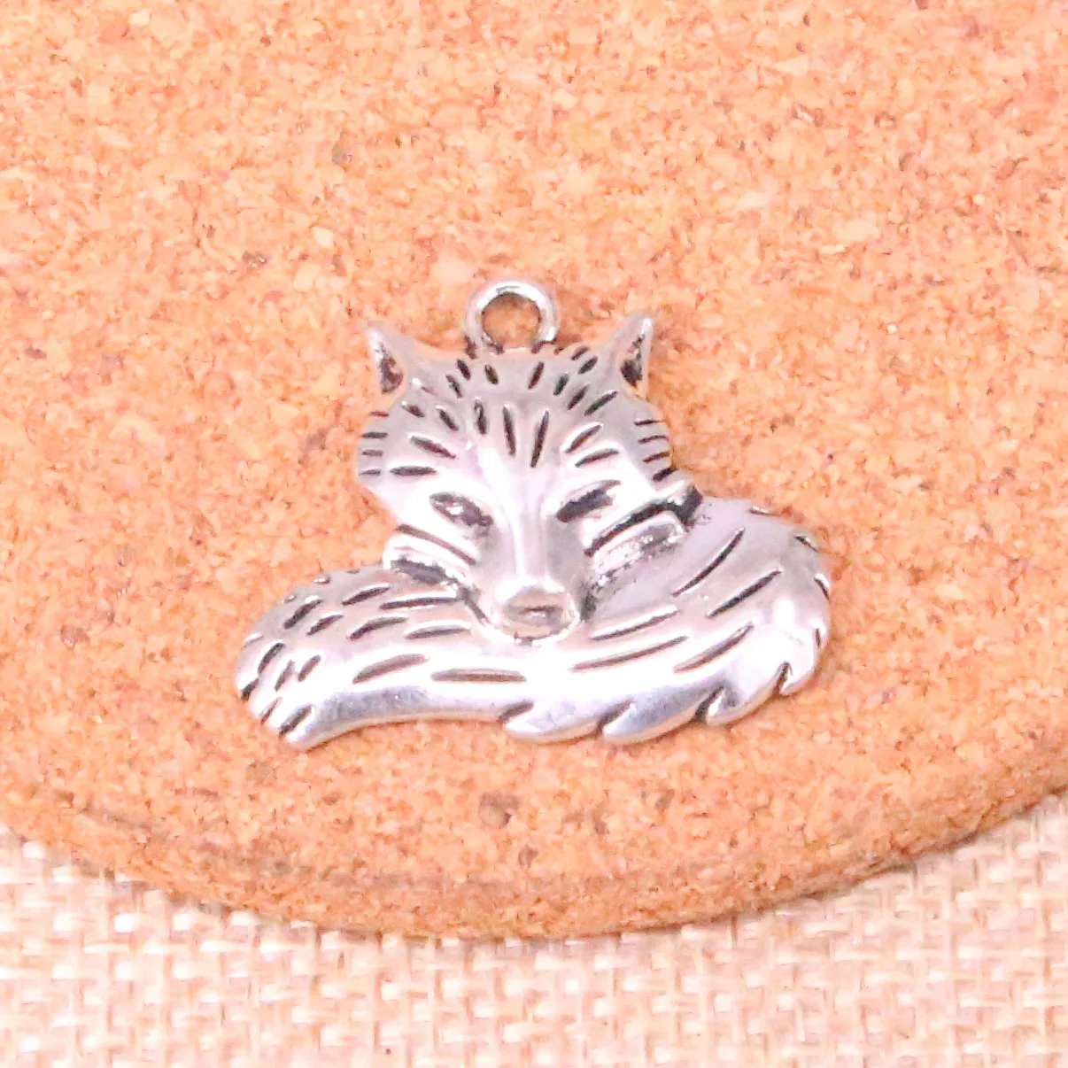 4 шт. подвески в виде волчьего хвоста 24 х28 мм|charm pendant|pendants for jewelry makingfox charm |