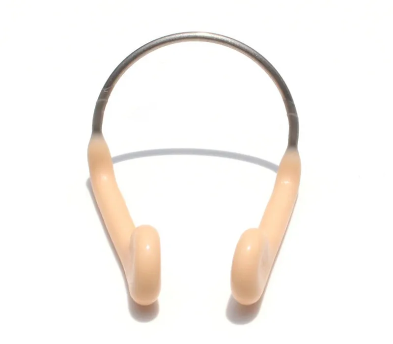 Swimming Nose Clip No-skid Soft Silicone Steel Wire Nose Clip for Swimming Diving Water Sports Slightly Sprung Rubber Nose Clip