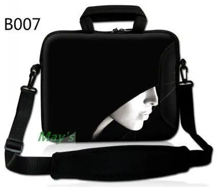 

Hoody Lady Laptop PC Handle Bag Sleeve Case Cover With Shoulder Strap 10 11.6 12 13.3 14 15.6 17.3 inch briefcase