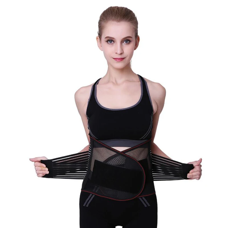 2019 New Fitness Belt Men Women Gym Waist Trainer Belt High Quality Sport Waist Belt Adjustable