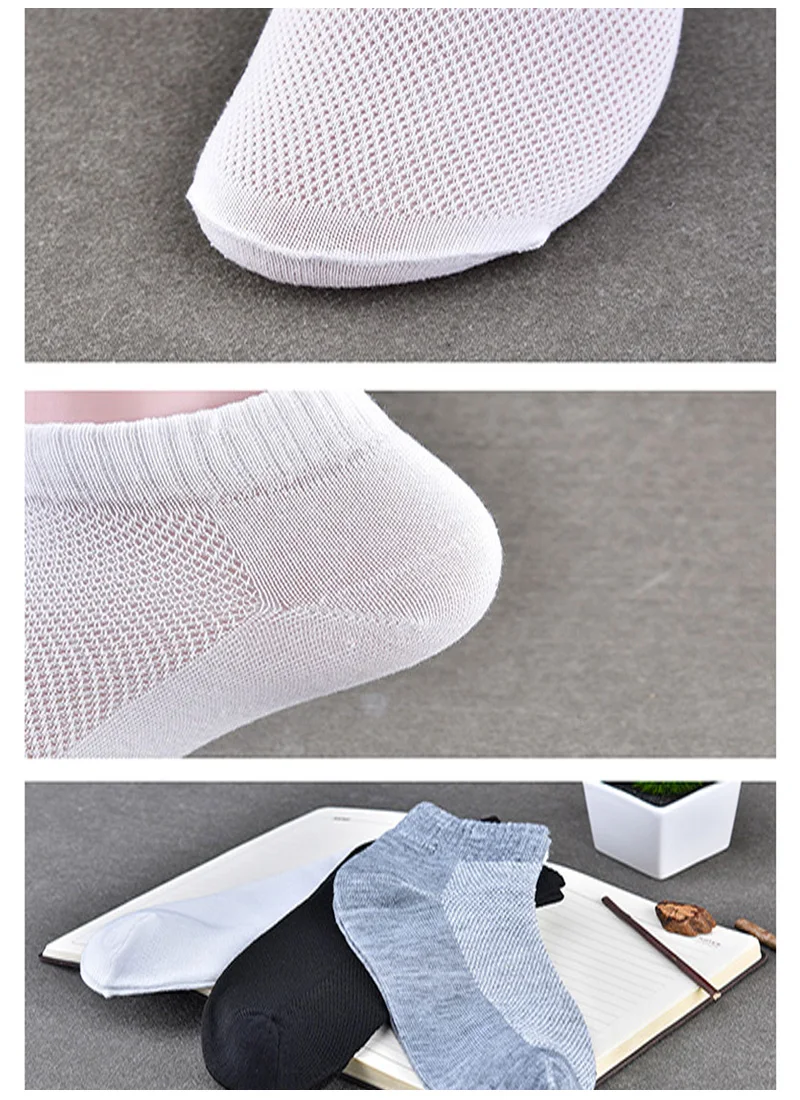 10 пар новое поступление Для мужчин носки Повседневное Летний стиль дышащая брендовая дышащие носки Мужская одежда носки Прямая поставка