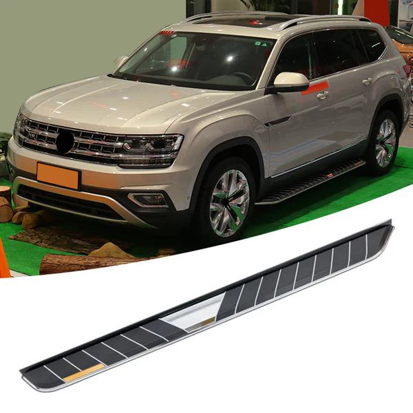 

Aluminium running board side step Nerf bar Fit for VW Volkswagen Atlas 2018