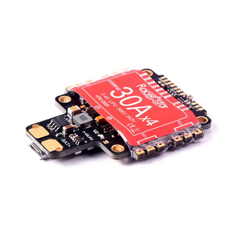 Racerstar StarF4S 30A Blheli_S Dshot 4 в 1 ESC AIO F4 OSD игровые джойстики w/BEC ток Сенсор