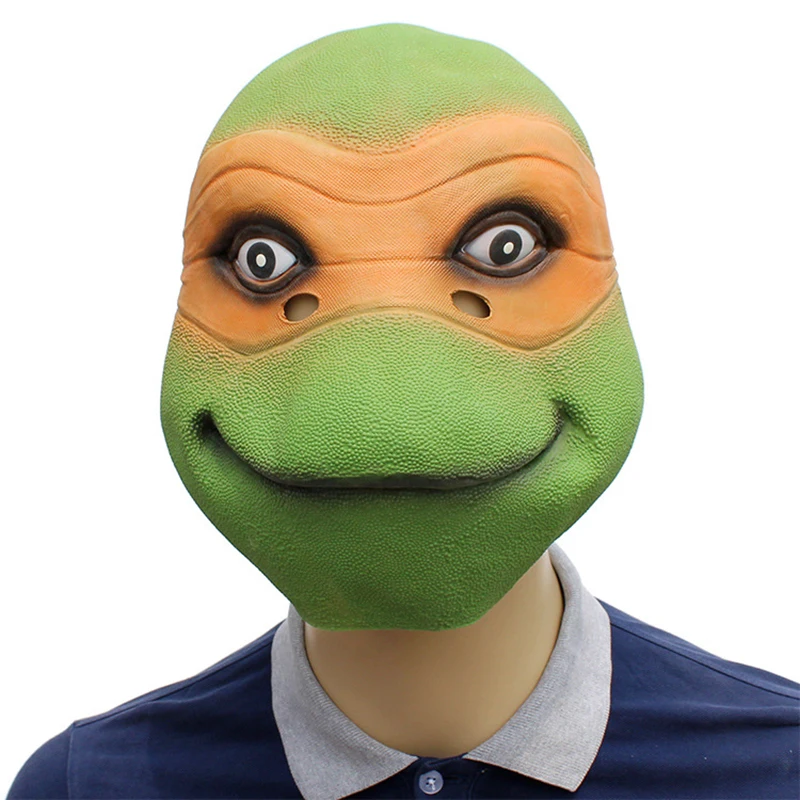 Cartoon Teenage Mutant Ninja Turtles Latex Mask Adult Man Halloween