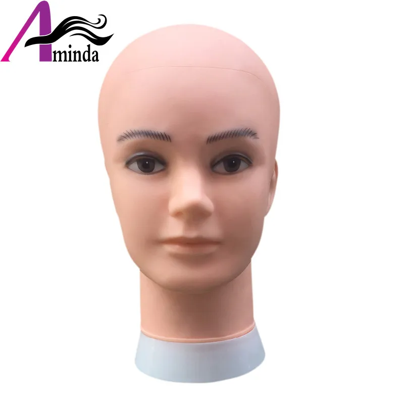 Free shipping stand style Male training head mannequin for salon,New Arrival Plastic Mannequin Head make up  (6)