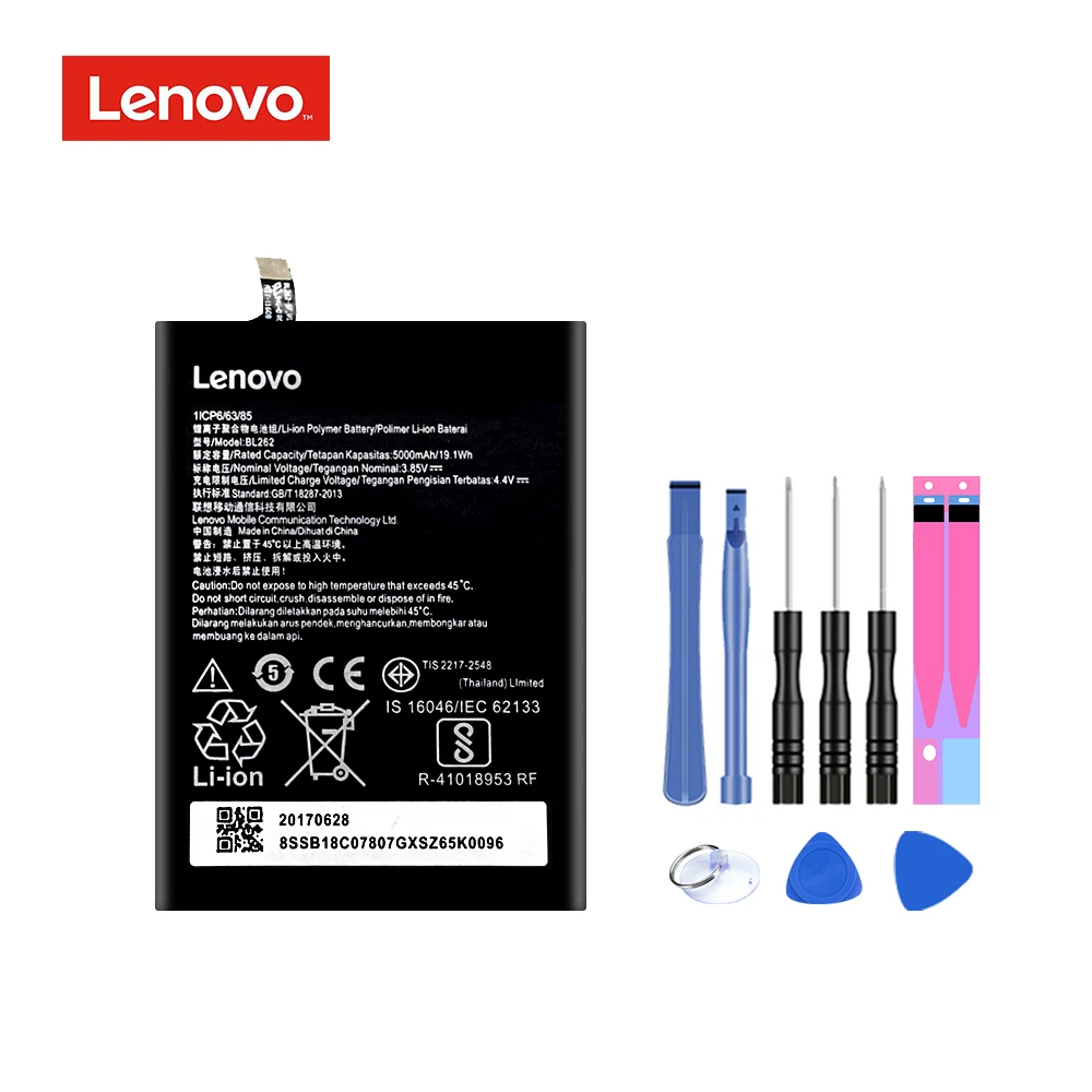 BL262 оригинальный для Lenovo Vibe P2 P2C72 P2A42 сменный аккумулятор большой емкости + Быстрая