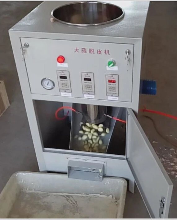 

Garlic peeling machine,Garlic Clove Splitting Machine,electric peeling machinery_30KGPH customizable video