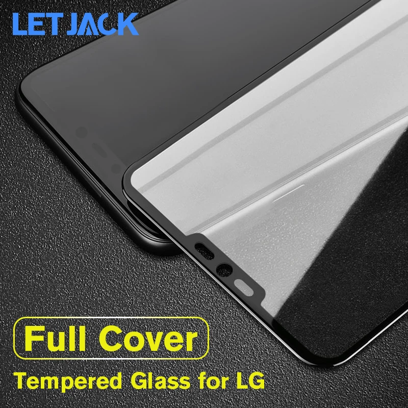 

9H Full Cover Tempered Glass for LG K10 2017 K8 2018 Screen Protector Protective Glass for LG G7 G8 Q7 Q8 V20 Toughened Film