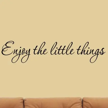 It's the Little Things That Make Life Big Wall Decal Vinyl Quote Saying Art IN51 It's the Little Things That Make Life Big Wall Decal Vinyl Quote Saying Art IN51