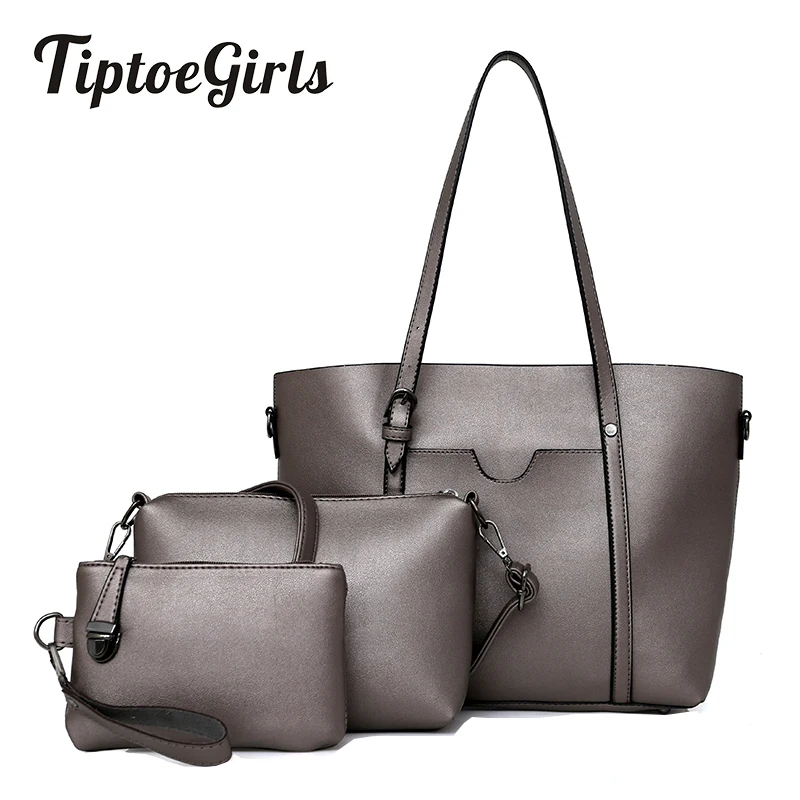 

New Europe and United States and Europe and The United States Fashionable and Daughter Three Sets of Simple Tote Bag